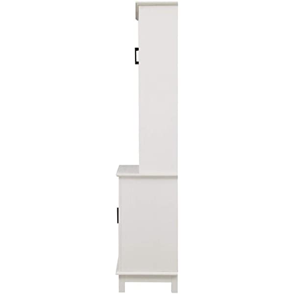 Home Source Bar Cabinet and Coffee Station (Charcoal)