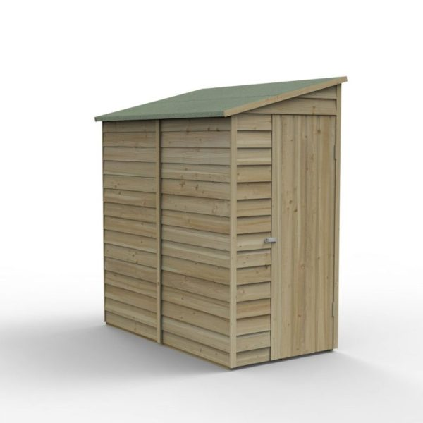 Overlap Pressure Treated 3 x 6 Pent Shed - No Window