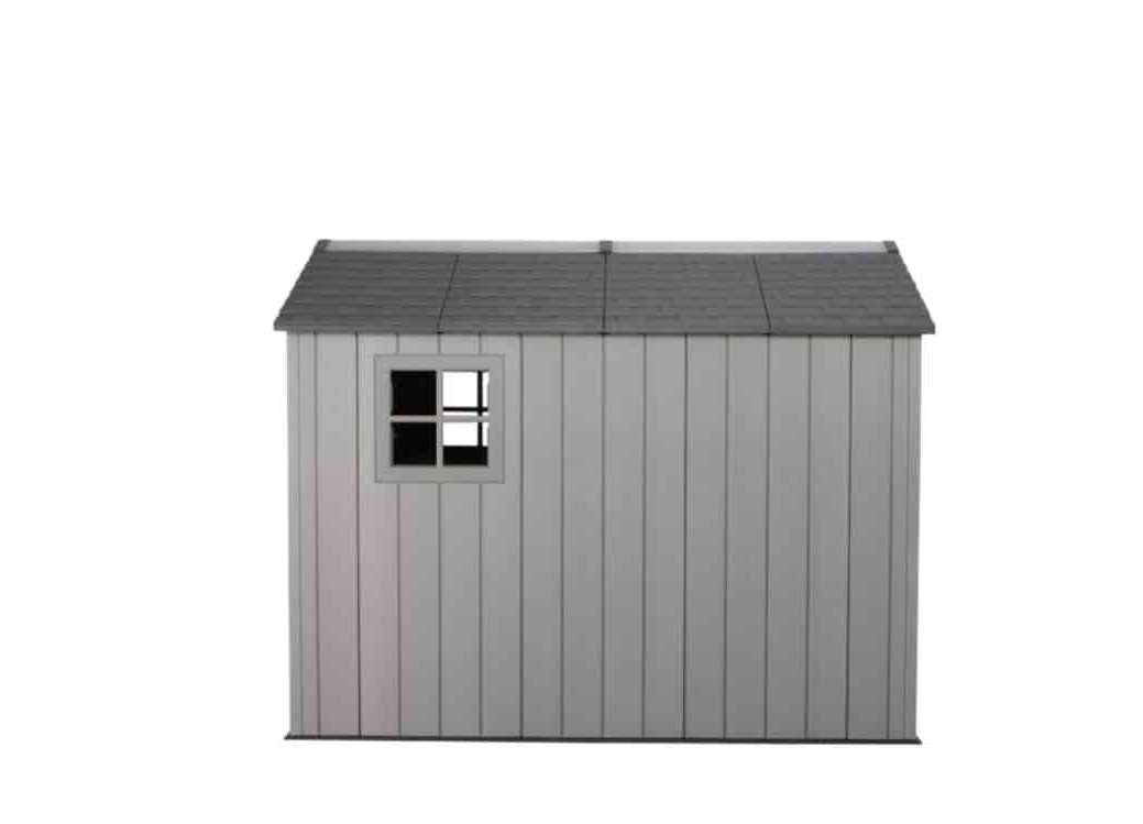 LIFETIME  7 X 9.5 GREY ROUGH CUT PLASTIC SHED